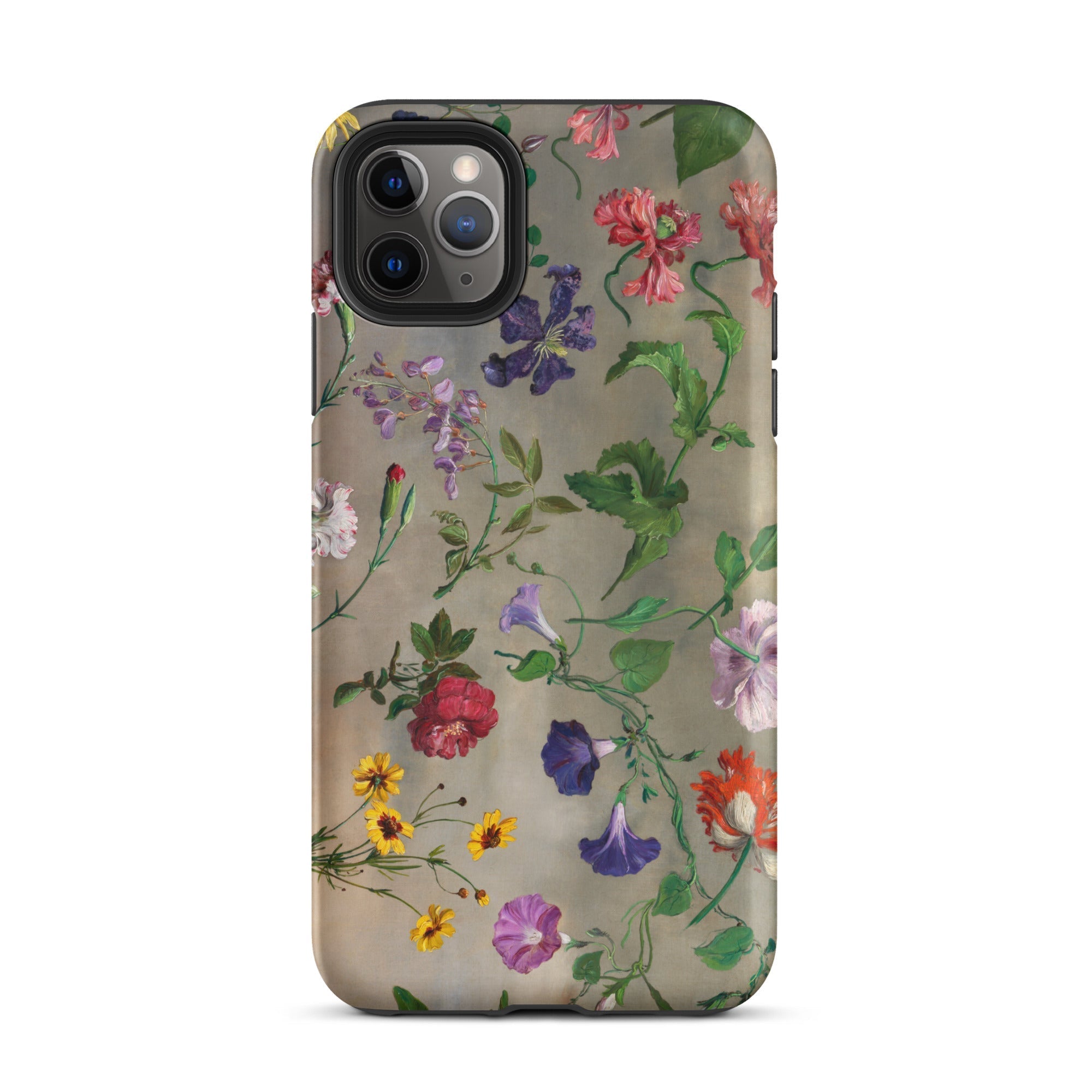 Studies of Flowers Jacques–laurent Agasse Iphone Case, 11 Pro Max / Matte, Floral Patterned Smartphone Case
