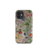 Studies of Flowers - Jacques–laurent Agasse Iphone Case, 12 Mini / Matte, Floral-patterned Smartphone Case