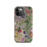 Studies of Flowers - Jacques–laurent Agasse Iphone Case, 12 Pro / Matte, Floral-patterned Smartphone Case