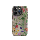 Studies of Flowers - Jacques–laurent Agasse Iphone Case, 15 Pro / Matte, Floral-patterned Phone Case