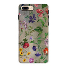 Studies of Flowers Jacques–laurent Agasse Iphone Case, 8 Plus / Matte, Floral Patterned Smartphone Case Colorful Flowers Leaves Light