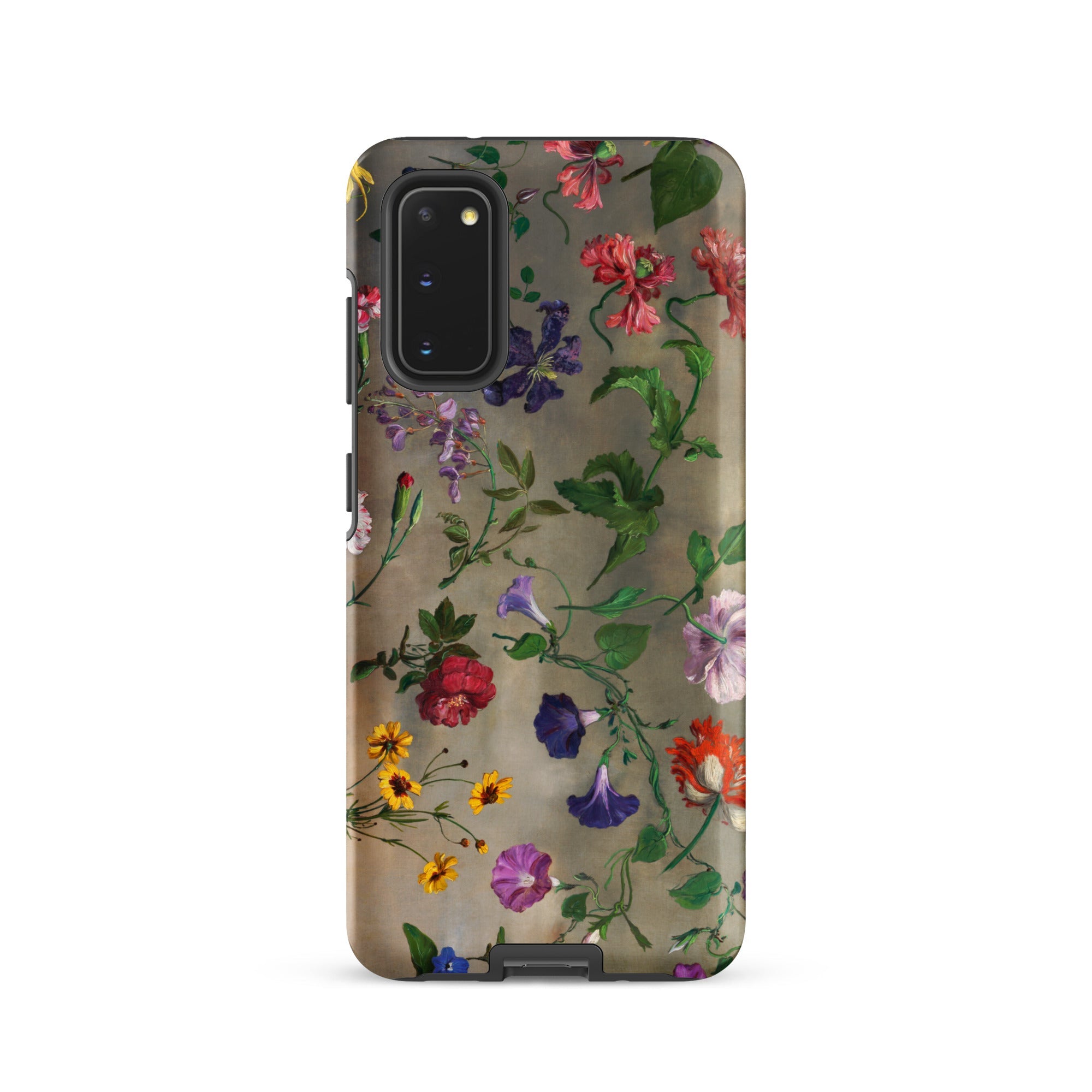 Studies of Flowers Jacques–laurent Agasse Samsung Case, Galaxy S20 / Matte, Smartphone Case Floral Pattern