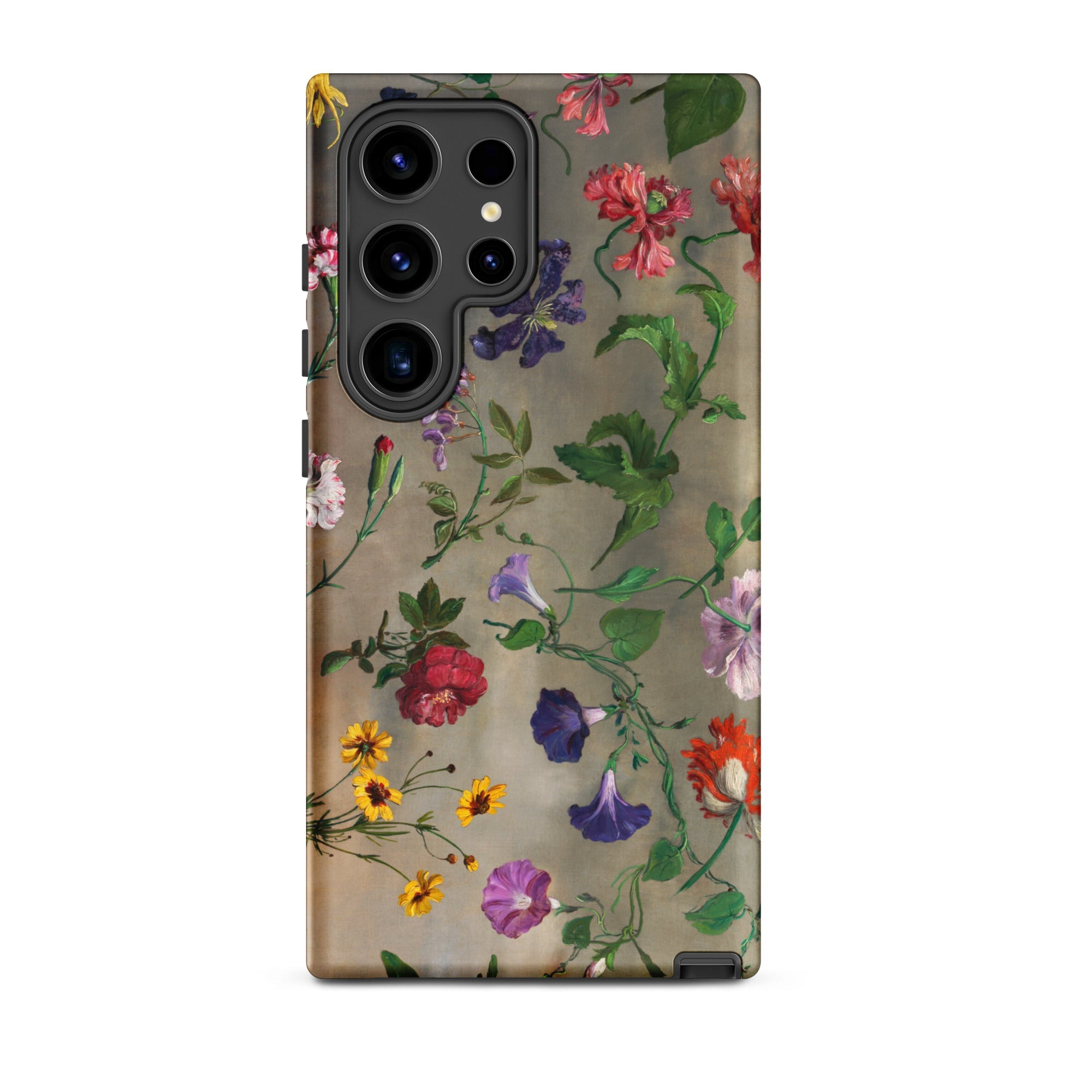 Studies of Flowers Jacques–laurent Agasse Samsung Case, Galaxy S24 Ultra / Matte, Floral Patterned Smartphone Case