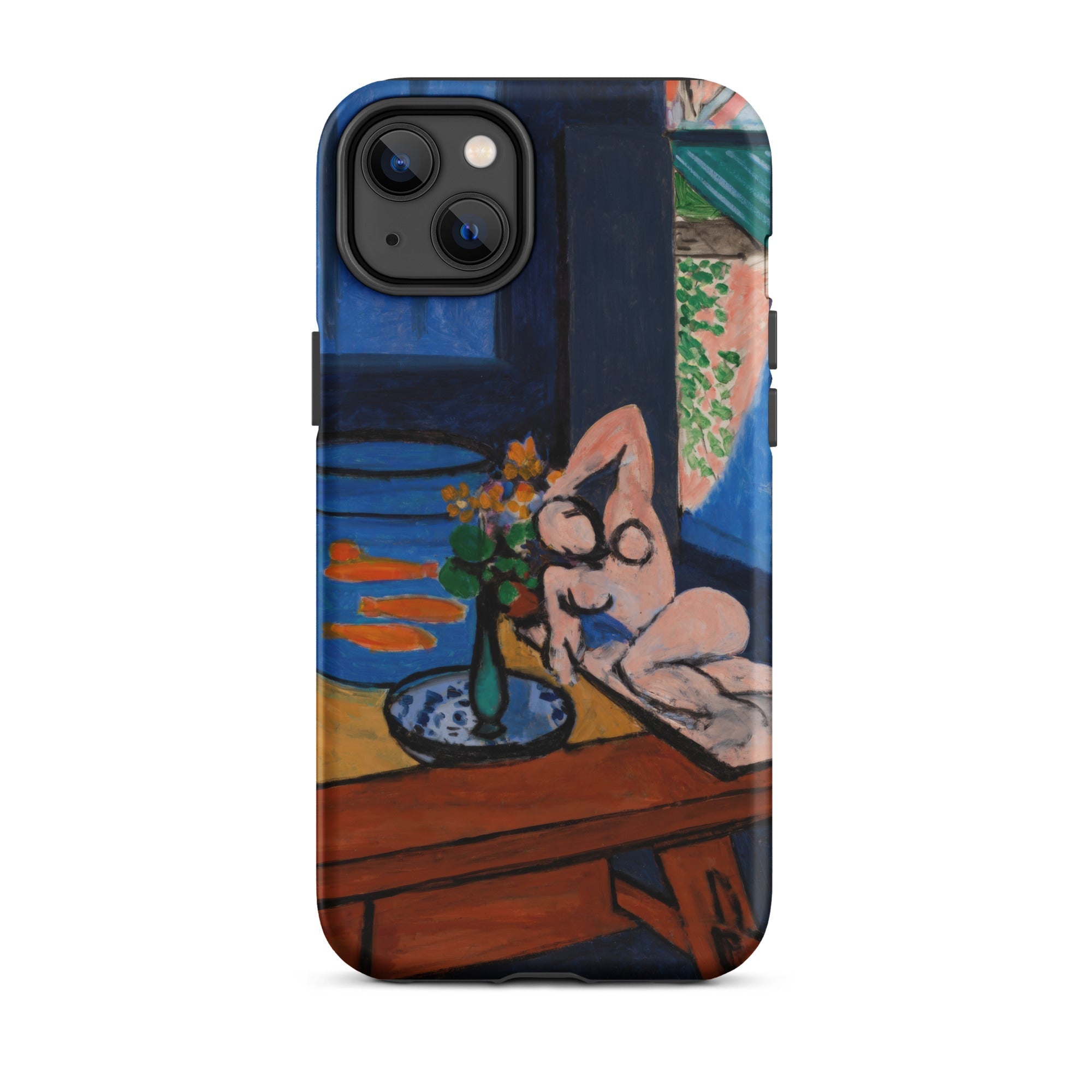 Studio with Goldfish Henri Matisse Iphone Case, 14 Plus / Matte, Matisse Style Iphone Case