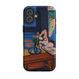 Studio with Goldfish - Henri Matisse Iphone Case, 16 Plus / Matte, Black Phone Case Colorful Painting Nude Woman