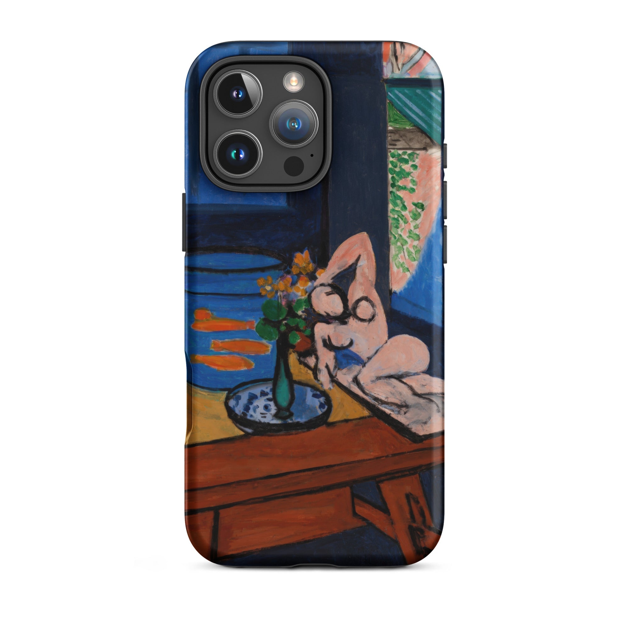 Studio with Goldfish Henri Matisse Iphone Case, 16 Pro Max / Matte, Smartphone Case Famous Painting
