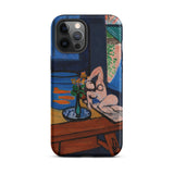Studio with Goldfish - Henri Matisse Phone Case Iphone 12 Pro Max / Matte Phone Case Vibrant Art Print Nude Figure Vase Henri Matisse
