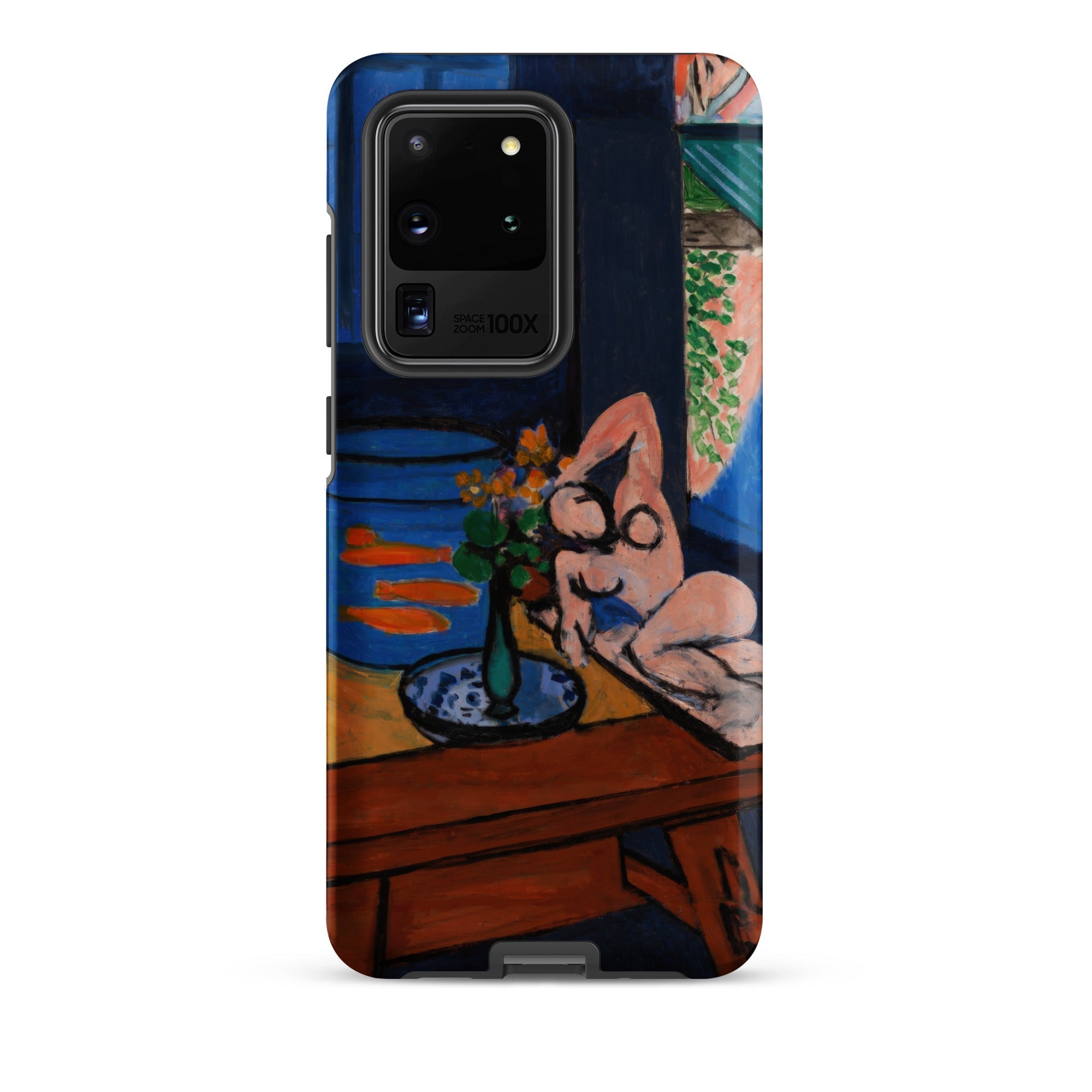 Studio with Goldfish Henri Matisse Samsung Case, Galaxy S20 Ultra / Matte, Smartphone Case Colorful Artistic Design