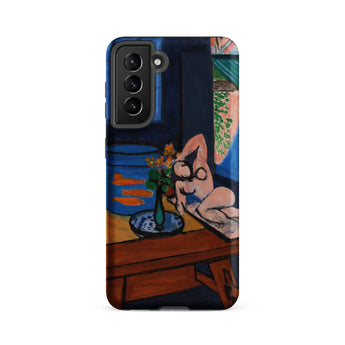 Studio with Goldfish - Henri Matisse Samsung Case, Galaxy S21 Fe / Matte, Phone Case Painted Life Nude Vase Flowers Fishbowl