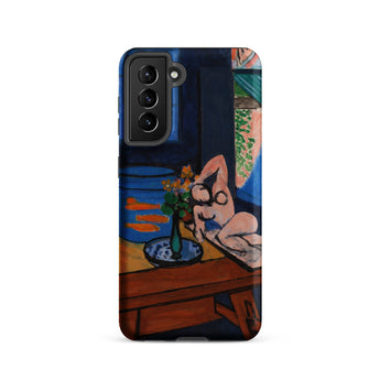 Studio with Goldfish - Henri Matisse Samsung Case, Galaxy S21 / Matte, Smartphone Case Painted Life Nude Vase Flowers Window