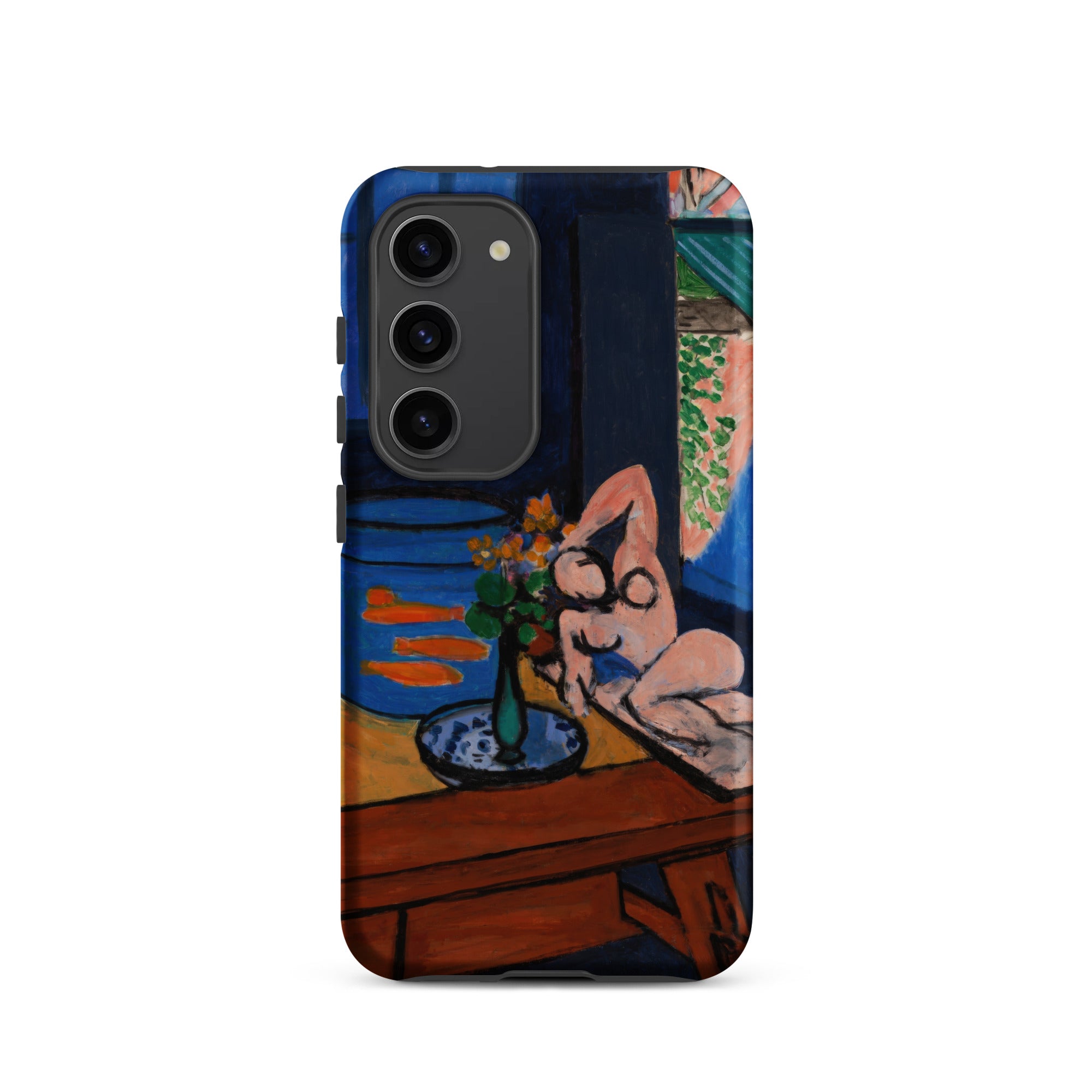 Studio with Goldfish Henri Matisse Samsung Case, Galaxy S23 / Matte, Matisse Inspired Samsung Galaxy S23 Ultra Case