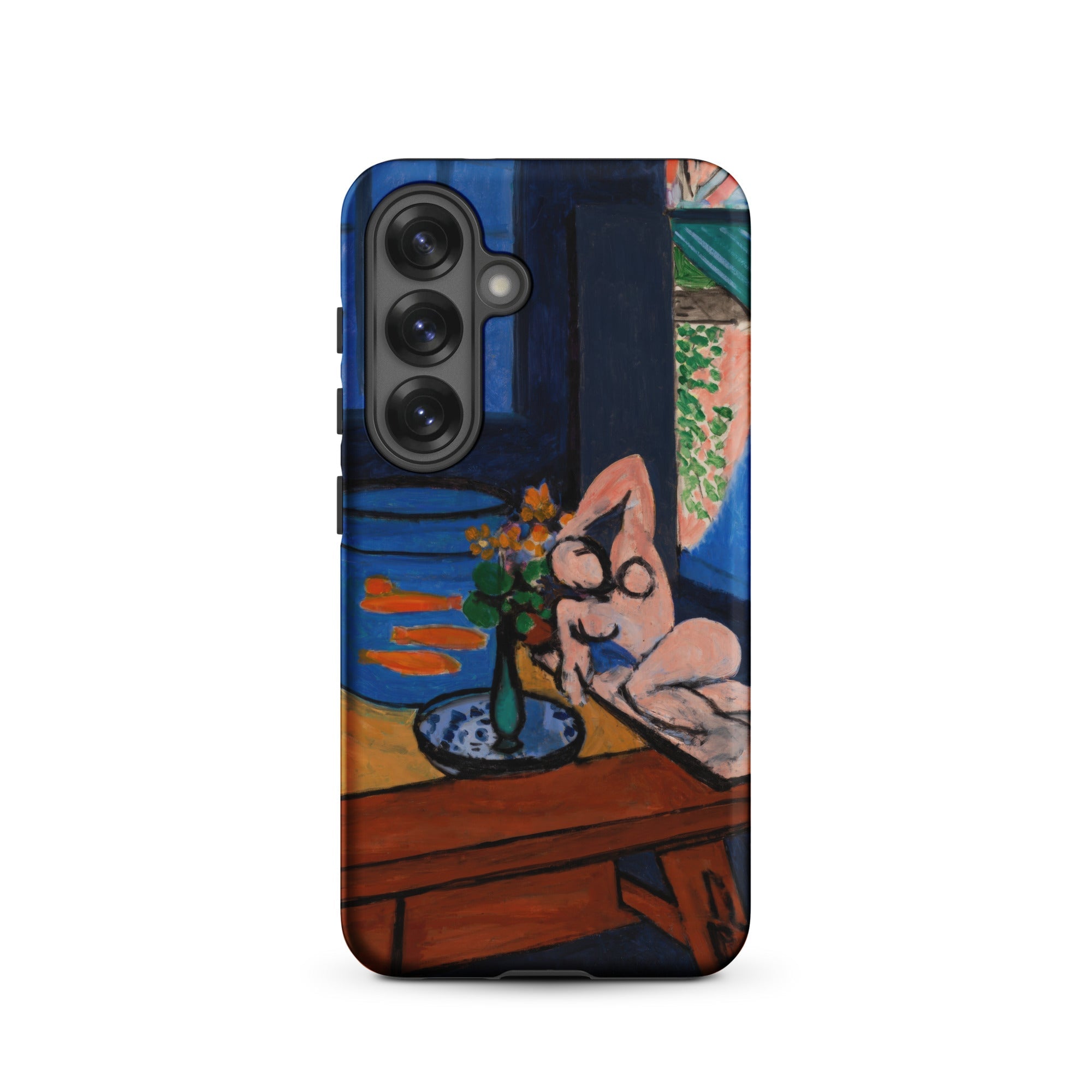 Studio with Goldfish Henri Matisse Samsung Case, Galaxy S25 / Matte, Smartphone Case Painted Life Nude