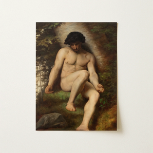 Study of Adam for Paradise - Alexandre Cabanel Fine Art Print / Canvas, Cabanel Fine Art, Alexandre Cabanel’s Adam, Fine Art Print