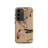 Study of Finches - Edward Burne Jones Samsung Case, Galaxy S23 / Matte, Beige Phone Case Artistic Illustration Birds Poses