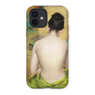 Study of Flesh and Gold - William Merritt Chase Iphone Case, 12 / Matte, Phone Case Classical Painting Woman’s Bare Draped Green