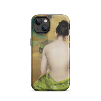 Study of Flesh and Gold - William Merritt Chase Iphone Case, 13 / Matte, Iphone Case Painting Nude Woman