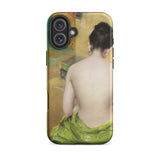 Study of Flesh and Gold - William Merritt Chase Iphone Case, 16 Plus / Matte, Phone Case Painting Woman