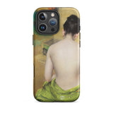 Study of Flesh and Gold - William Merritt Chase Iphone Case, 16 Pro Max / Matte, Phone Case Painting Nude Woman
