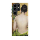 Study of Flesh and Gold William Merritt Chase Samsung Case, Galaxy S23 Ultra / Matte, Smartphone Case Classical Painting Woman Draped Green