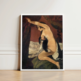 Study for Venus - Gustave Courbet Art Print / Canvas Framed Reproduction édouard Manet’s ?The Embrace” Nude Woman Jean-désiré-gustave Builds,