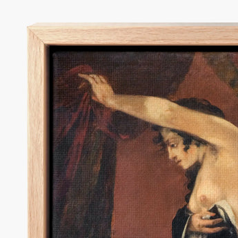 Study for Venus - Gustave Courbet Art Print / Canvas Light Wood-framed Classical Painting Woman Soft Jean-désiré-gustave Builds, Heavy