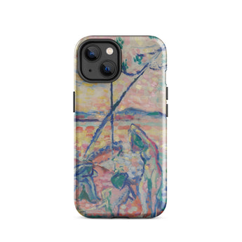 Study for Luxe Calme et Volupte - Henri Matisse Phone Case Iphone 14 / Gloss Phone Case Vibrant Impressionistic Painting Blues Pinks Greens