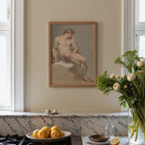 Study of a Male Nude - Edward Francis Burney Fine Art Print, Posters Prints & Visual Artwork, Toby Leon