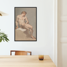 Study of a Male Nude - Edward Francis Burney Framed Canvas, Framed Nude Male Figure