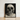 Black-framed Photographic Print Monochrome Textured Weathered Human Skull Bone Meets Lens