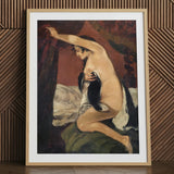 Study for Venus - Gustave Courbet Art Print / Canvas, 24x32’’ / 61x81cm / Natural Frame / Matboard, Posters Prints & Visual Artwork, Toby