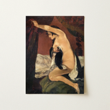 Study for Venus - Gustave Courbet Art Print / Canvas Framed Reproduction édouard Manet’s Painting Olympia Nude Woman Jean-désiré-gustave