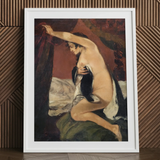 Study for Venus - Gustave Courbet Art Print / Canvas, Jean-désiré-gustave Courbet Builds, Heavy Curtain Stained, Unfinished Mythological