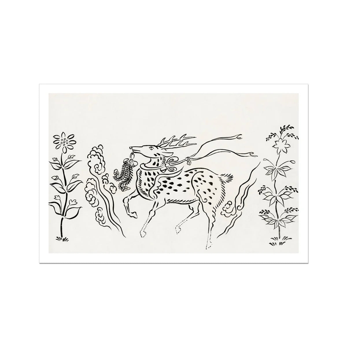 Japanese Deer - Taguchi Tomoki Fine Art Print 36’’x24’’ Posters Prints & Visual Artwork