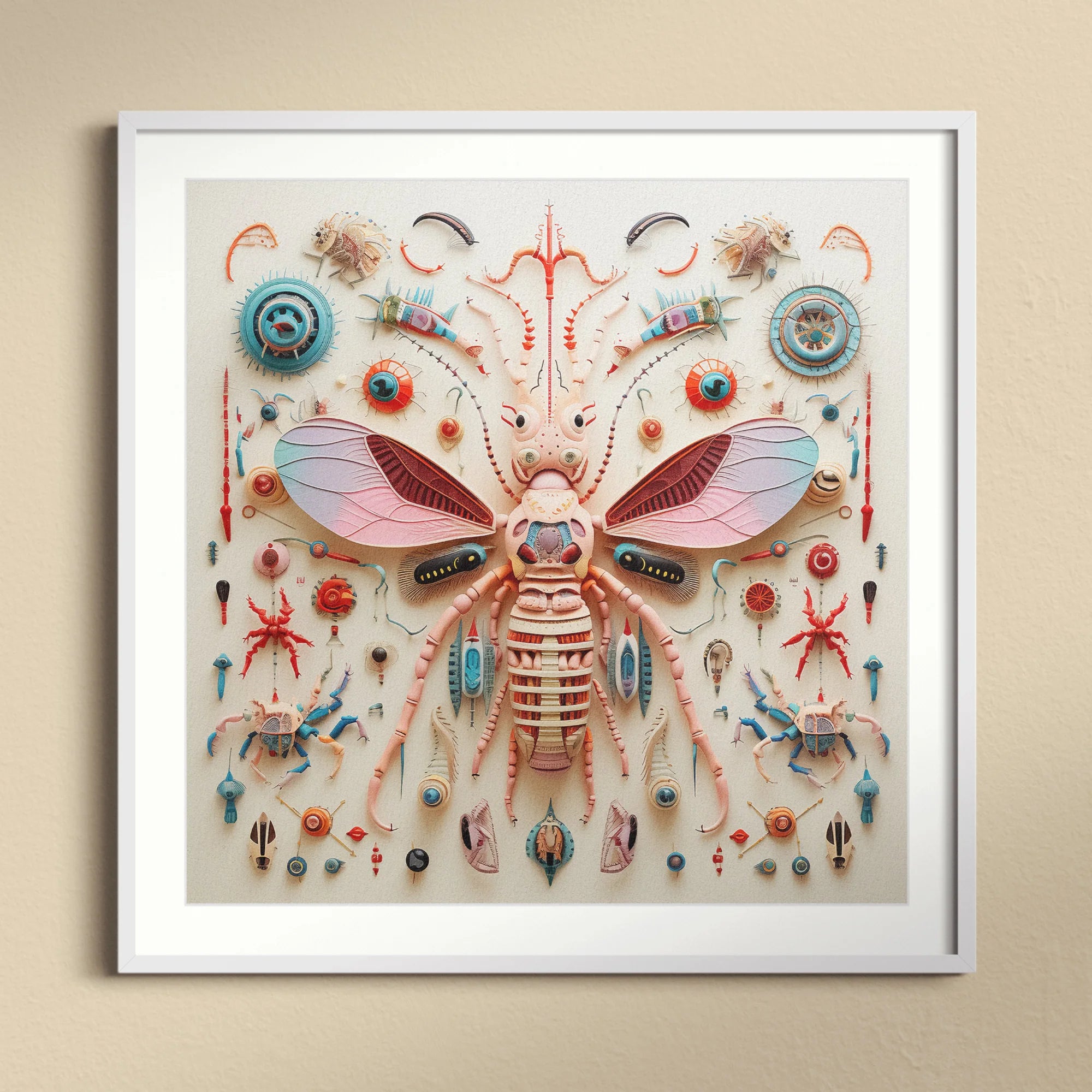 Peachy Queen - Alien Species Taxonomy Art Print Posters Prints & Visual Artwork