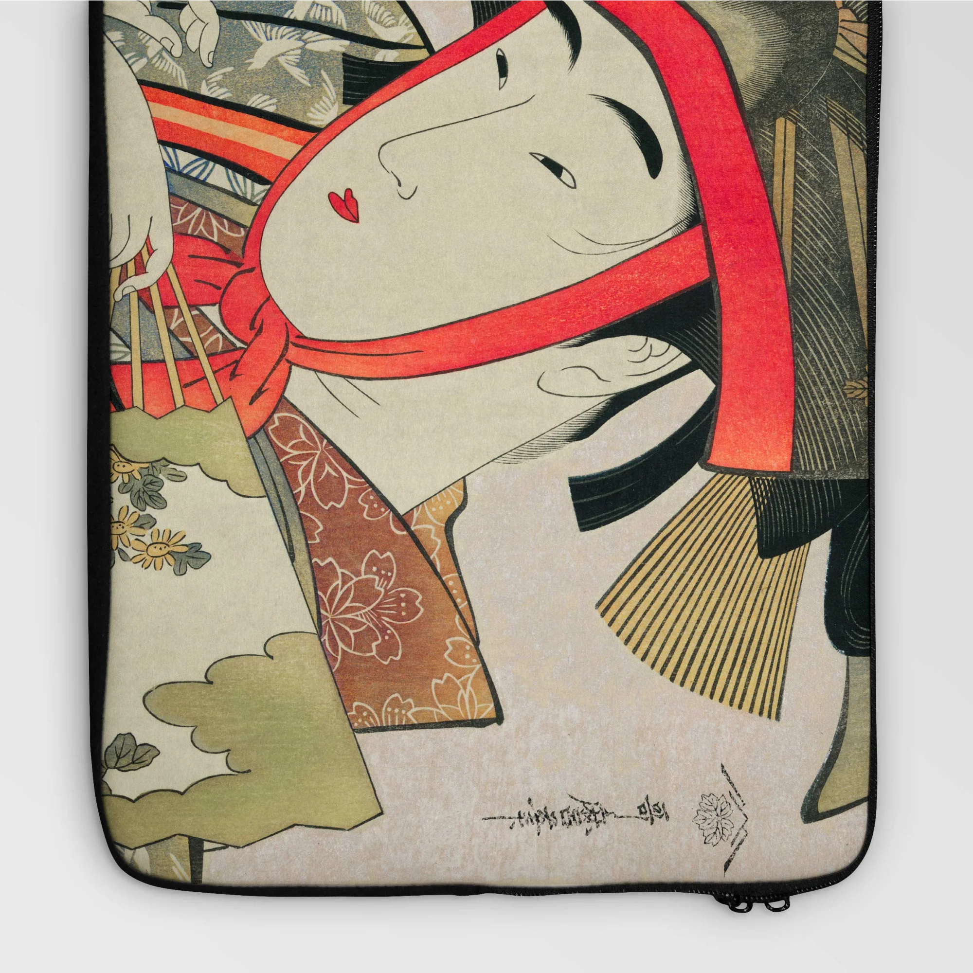 Yoshiwara Suzume - Utamaro Ukiyo-e Laptop Sleeve Computer Covers & Skins