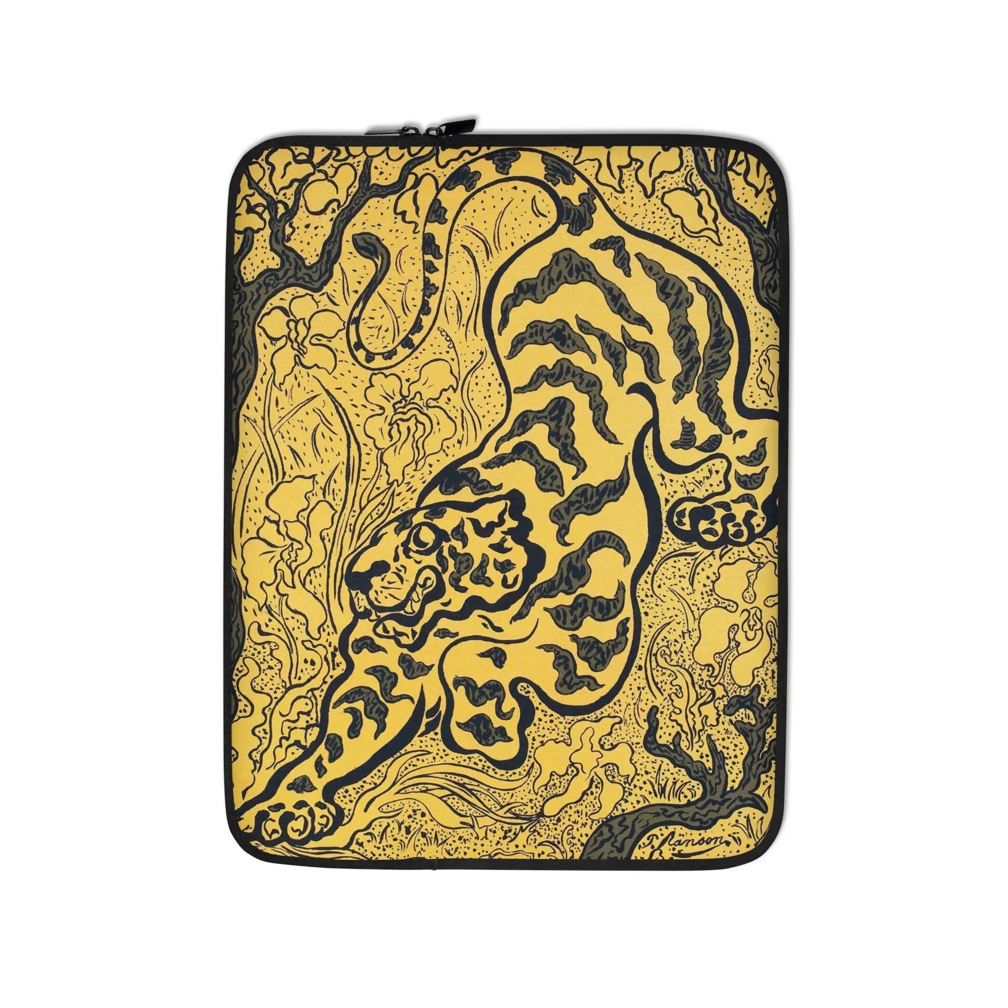 Tiger in the Jungle - Paul Ranson Laptop Sleeve 13″ Computer Covers & Skins