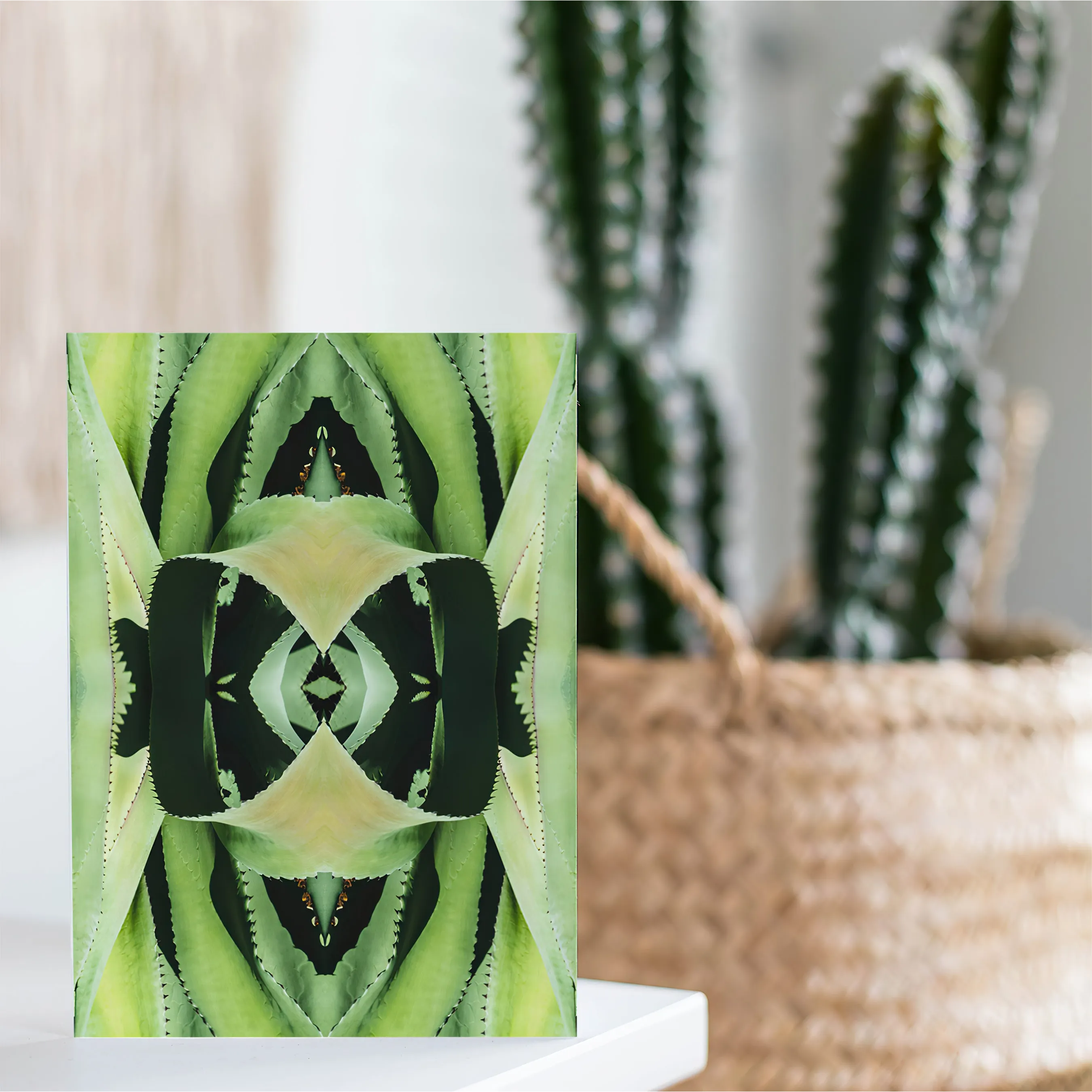Oh So Succulent Greeting Card - Greeting & Note Cards - Aesthetic Art