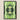 Oh so Succulent - Trippy Botanical Framed Canvas, Abstract Symmetrical Pattern Stylized Plant Insect Shades Green
