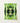 Vibrant Green Black Symmetrical Artwork Mirrored Aloe Vera Humble Reborn, Trippy Modern Botanical, Chlorophyll-infused Kaleidoscope