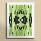 Oh so Succulent - Trippy Botanical Op Art Print Posters Prints & Visual Artwork