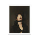 Suck it Up - Neo-victorian Gay Bdsm Art Print, 18’’x24’’ / Unframed, Blindfolded Figure Dark Clothing