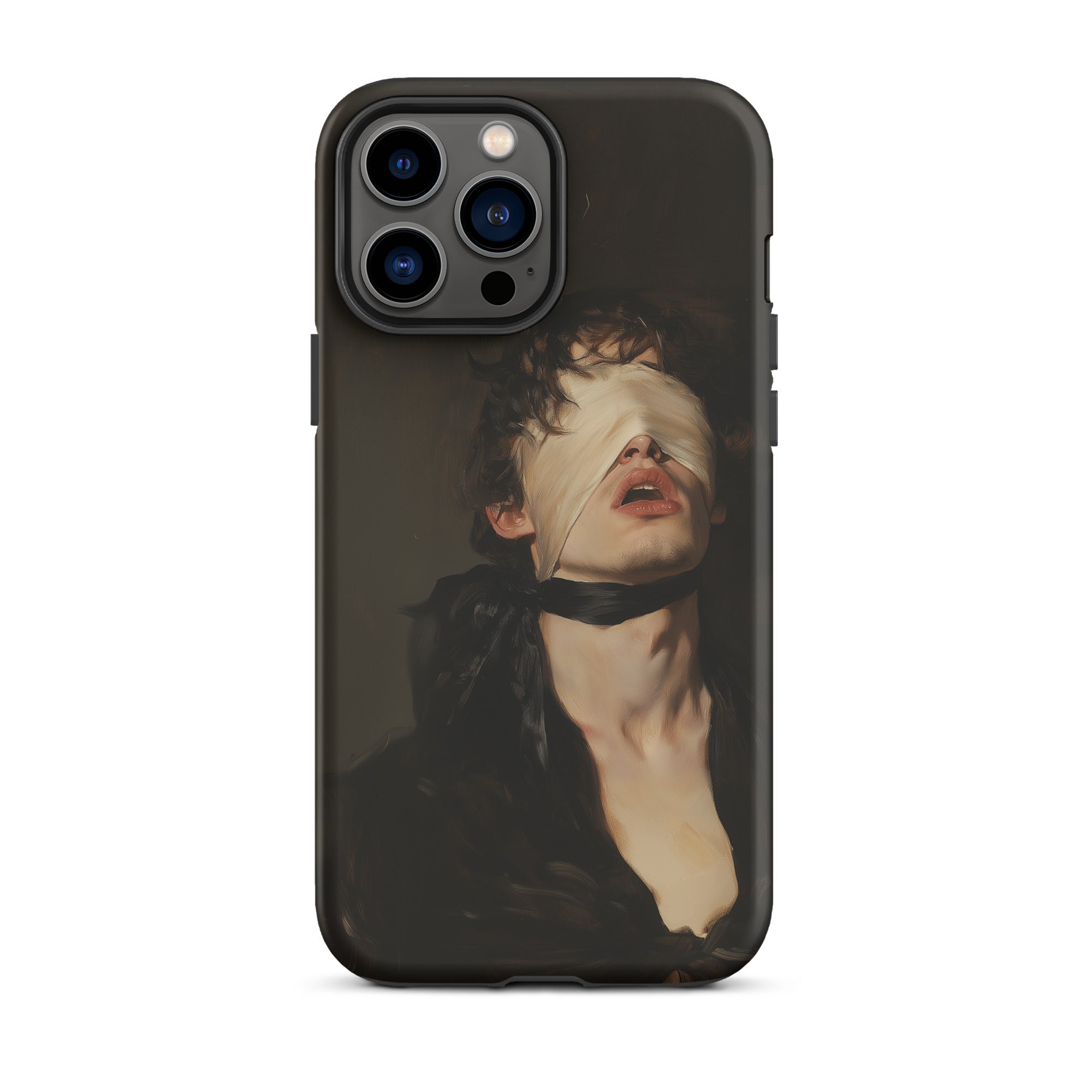 Suck it Up Vintage Gay Sm Blindfold Iphone Case, 13 Pro Max / Matte, Iphone Case Blindfolded Person