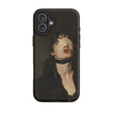 Suck it Up - Vintage Gay Sm Blindfold Iphone Case, 16 Plus / Matte, Phone Case Blindfolded Figure