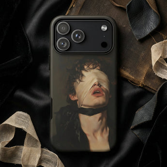 Suck it Up - Vintage Gay Sm Blindfold Iphone Hülle, Handyhüllen, Toby Leon