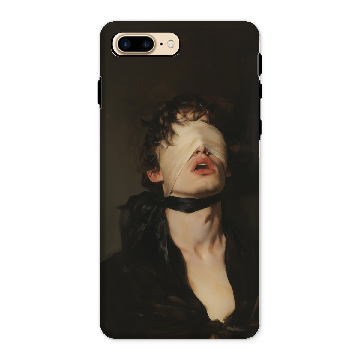 Suck it Up - Vintage Gay Sm Blindfold Iphone Case - 8 Plus / Matte