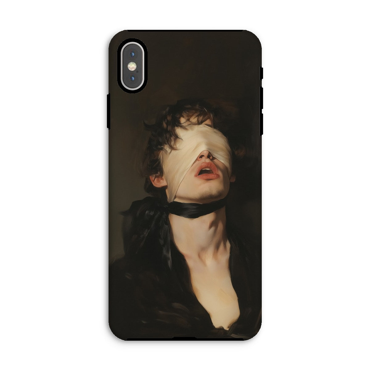 Suck it Up - Vintage Gay Sm Blindfold Iphone Case - Xs Max / Matte