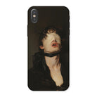 Suck it Up Vintage Gay Sm Blindfold Iphone Case, x / Matte, Phone Case Blindfolded Person