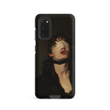 Suck it Up - Vintage Gay Sm Blindfold Samsung Case, Galaxy S20 / Matte, Black Smartphone Case Printed Blindfolded Person