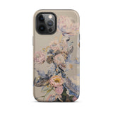 Sugarbush - Surreal Protea Art Iphone Case, 12 Pro Max / Matte, Floral-patterned Phone Case