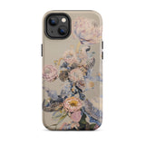 Sugarbush - Surreal Protea Art Iphone Case, 14 Plus / Matte, Floral-patterned Phone Case